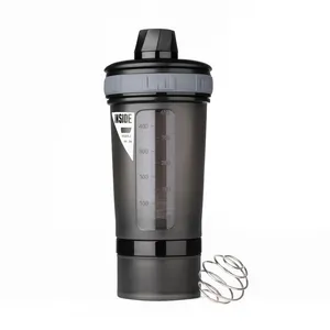 شیکر ورزشی 3 تکه مدل همزن دار گنجایش 0.5 لیتر