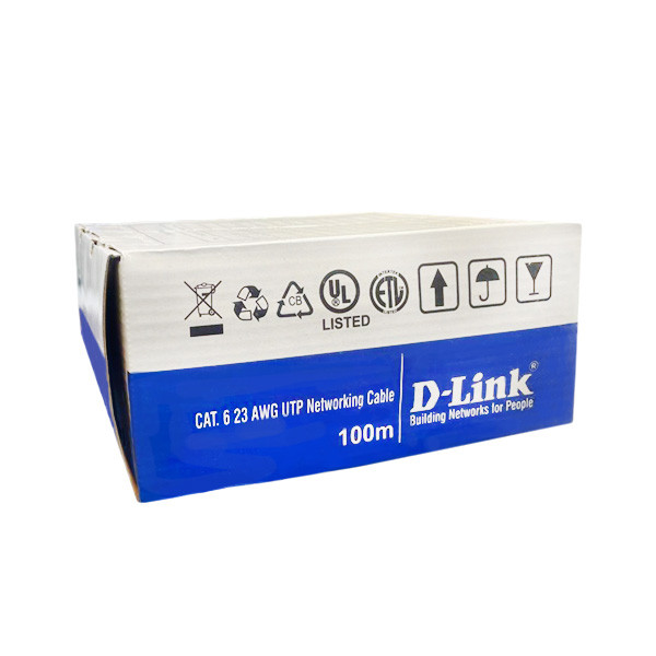 کابل شبکه CAT6 دی-لینک مدل NCB-C6UGRYR-100