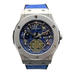 ساعت مچی عقربه‌ای مردانه هابلوت مدل اسکلتونTB