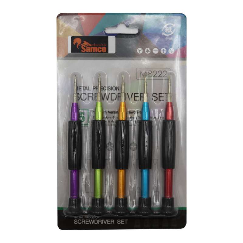 پیچ گوشتی سامکو مدل موبایلی کد YP-SAT-MOBAIL05 مجموعه 5 عددی