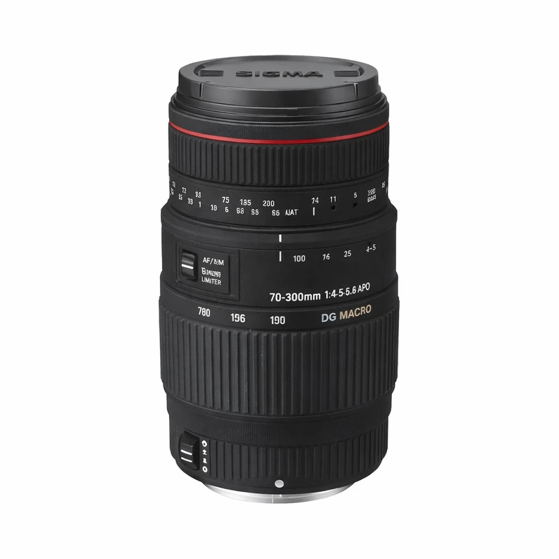 لنز سیگما مدل 70-300 f4-5.6dg مخصوص دوربین‌های کانن، نیکون