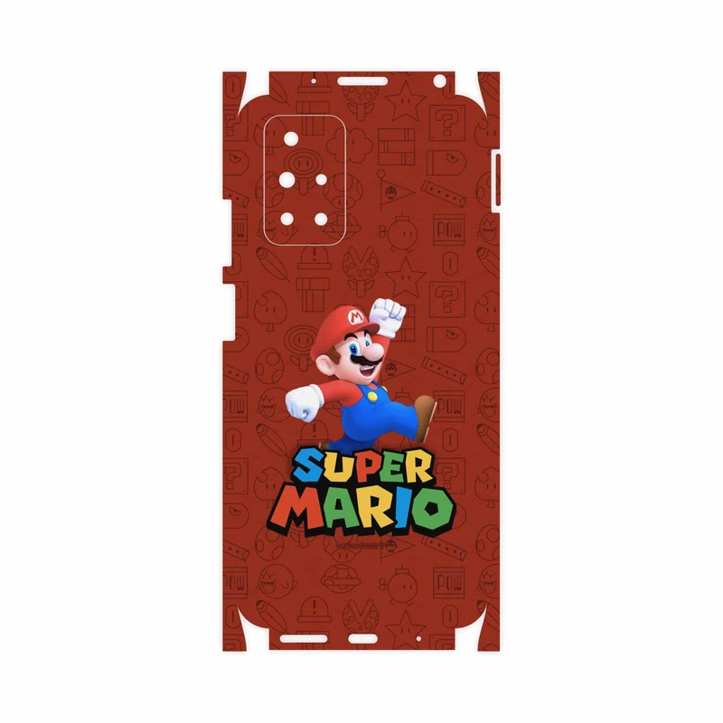 برچسب پوششی ماهوت مدل Super-Mario-Game-FullSkin مناسب برای گوشی موبایل شیائومی Redmi 10