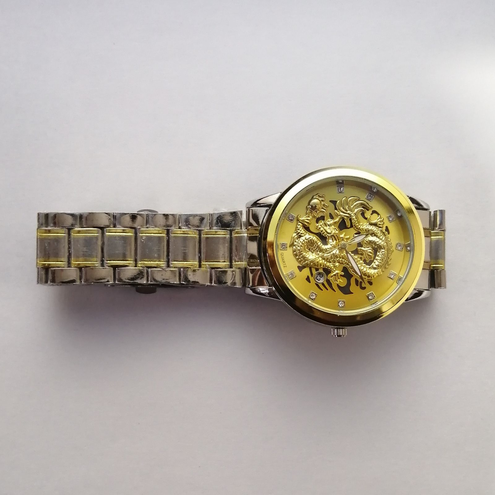 ساعت مچی عقربه‌ای مردانه مدل دراگون تاریخ دار 105 -  - 4