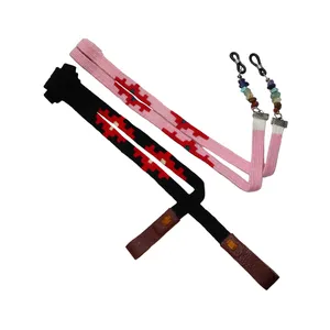 بند عینک مدل گلیم بسته 2 عددی