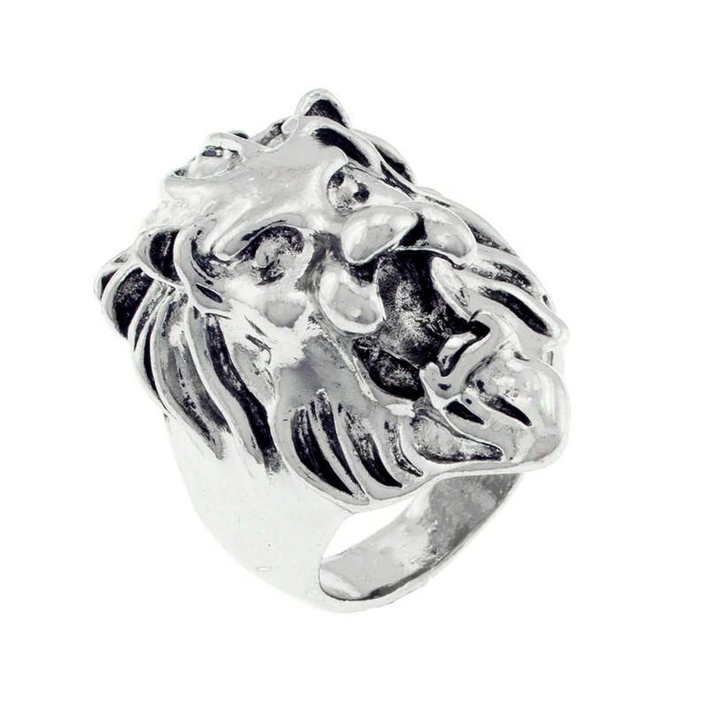 انگشتر مردانه برانت طرح شیر خشمگین