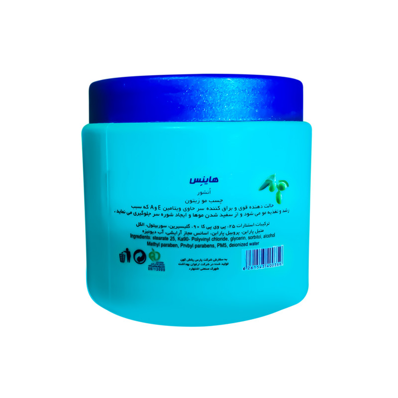 چسب مو انشور هاینس مدل olive حجم 300 میلی لیتر