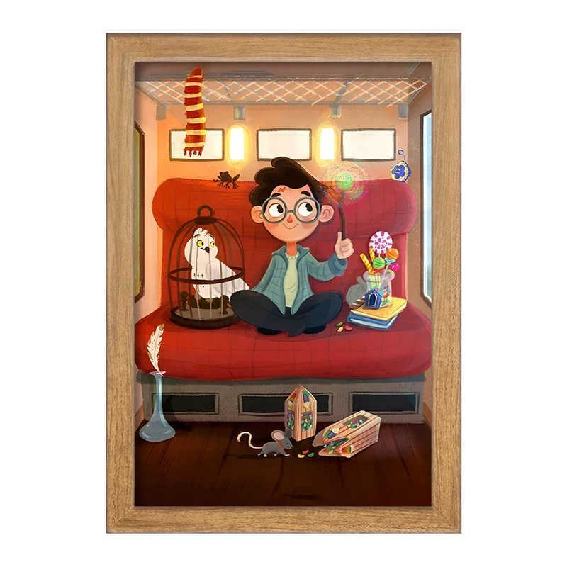 تابلو خندالو مدل هری پاتر (Harry Potter) کد F8627