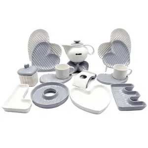 سرویس صبحانه‌خوری 19 پارچه 2 نفر آی سرام مدل گلارا 4029