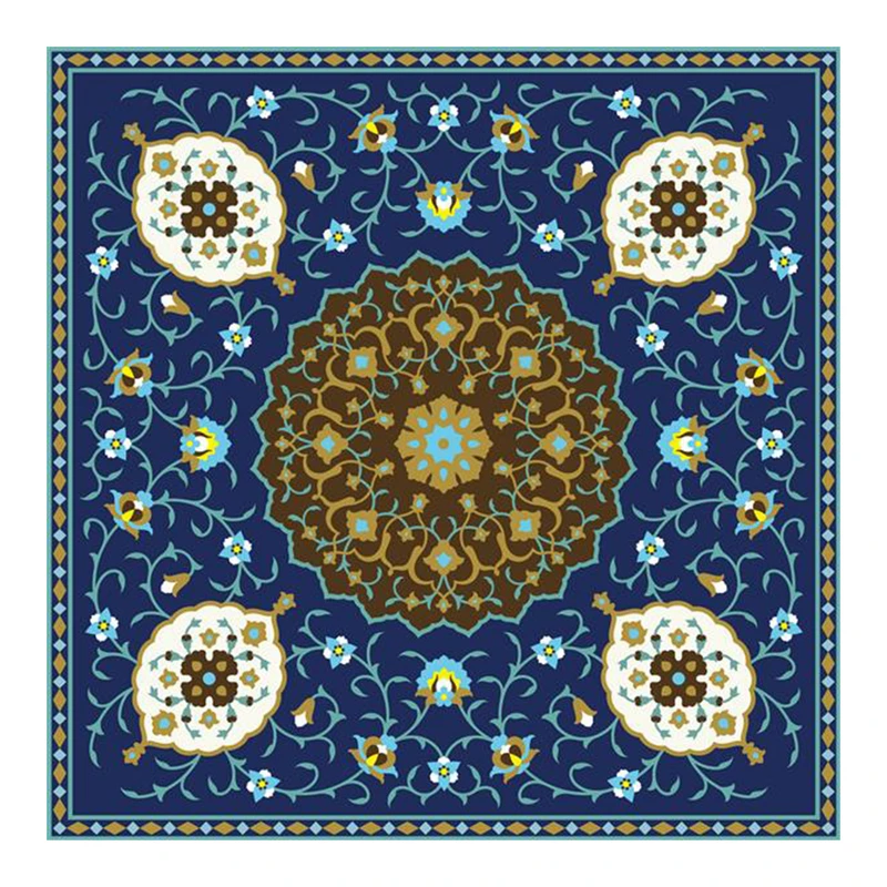کاشی گلاک مدل اسلیمی طرح سنتی ایرانی کد TT130