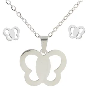 نیم ست زنانه مدل پروانه استیل