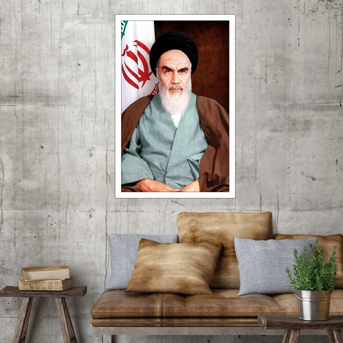 تابلو نوری بکلیت طرح امام خمینی (ره) مدل لایت باکس W-MID-21068