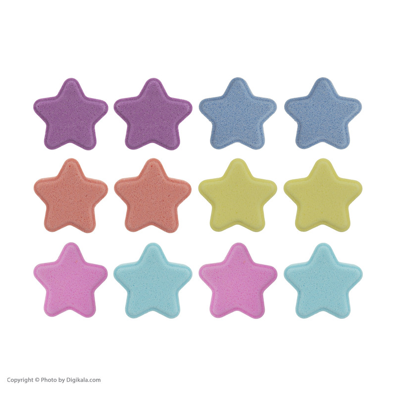 کوکتل پدیکور ژبن پلاس مدل Star وزن 600 گرم بسته 12 عددی