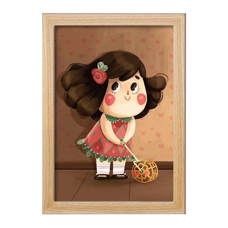 تابلو خندالو مدل دخترانه فانتزی کد 25707