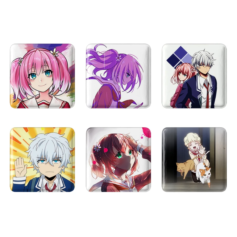 مگنت خندالو طرح انیمه نانای بی استعداد Munou na Nana کد 1483A مجموعه 6 عددی