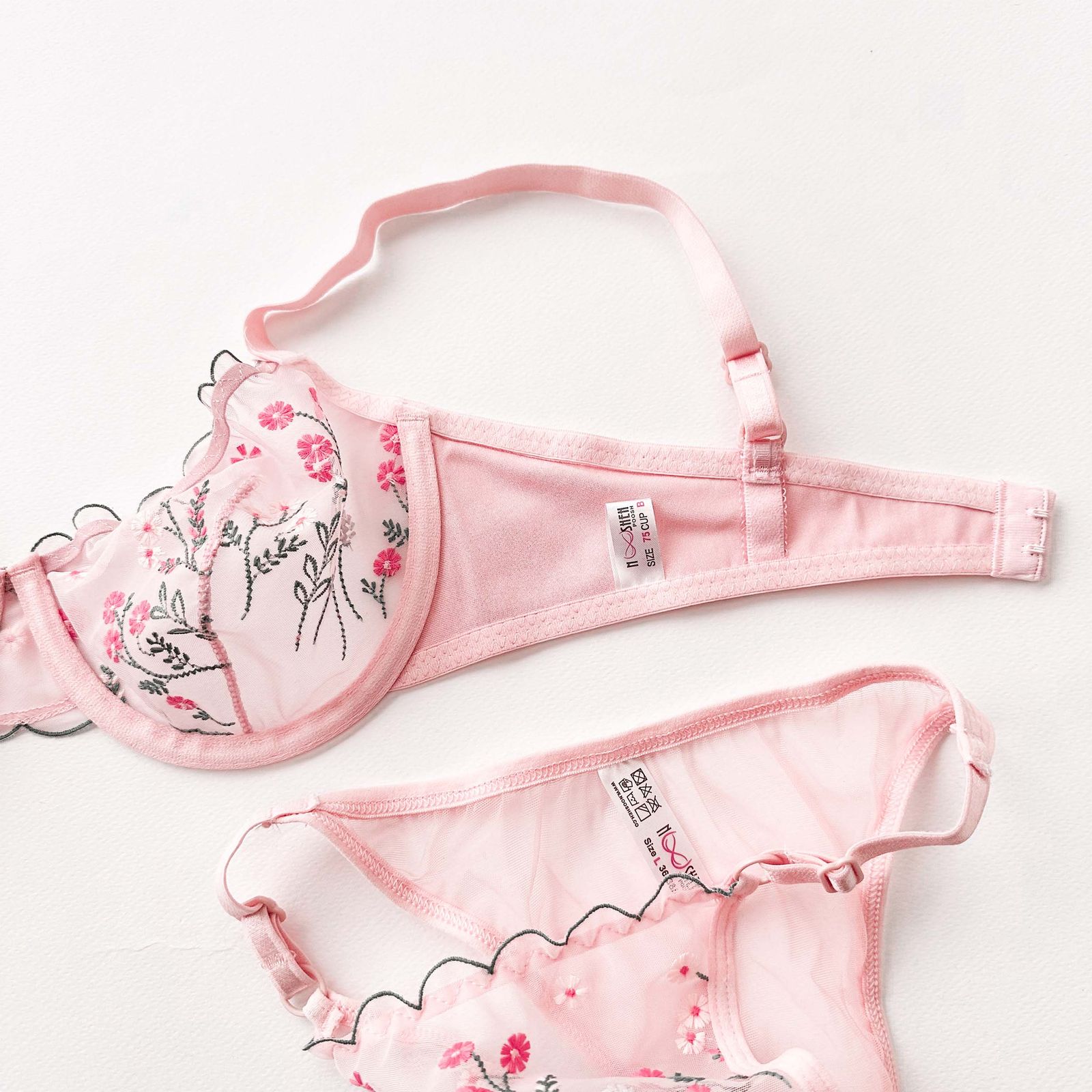 ست شورت و سوتین زنانه نوشه پوش کد 88825 -  - 13