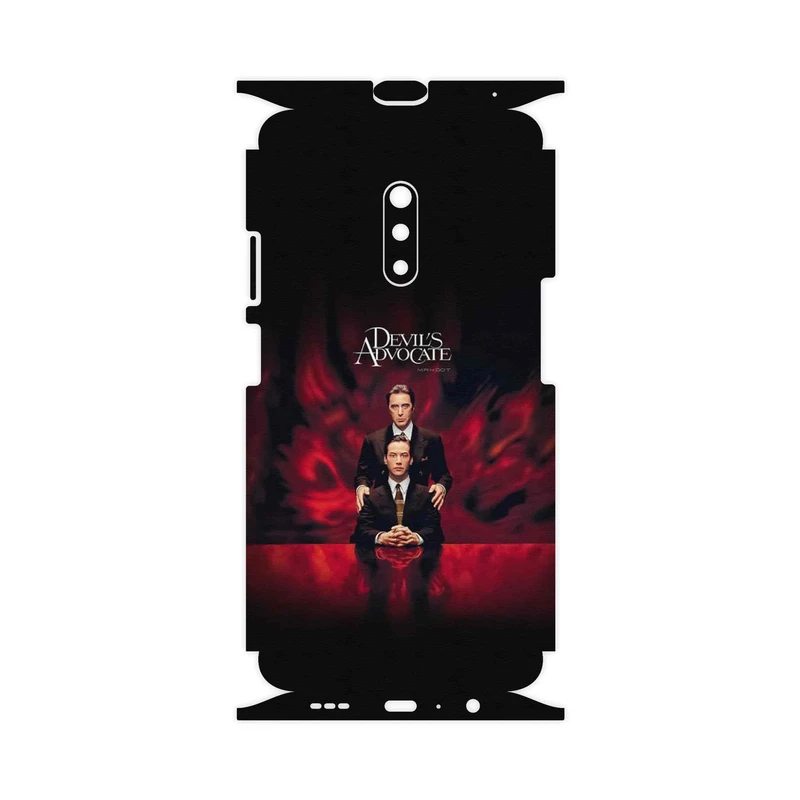 برچسب پوششی ماهوت مدل The Devils Advocate-FullSkin مناسب برای گوشی موبایل اپو Realme X