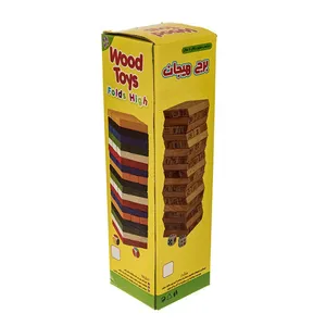 بازی فکری مدل Jenga And Domino Wood Toys