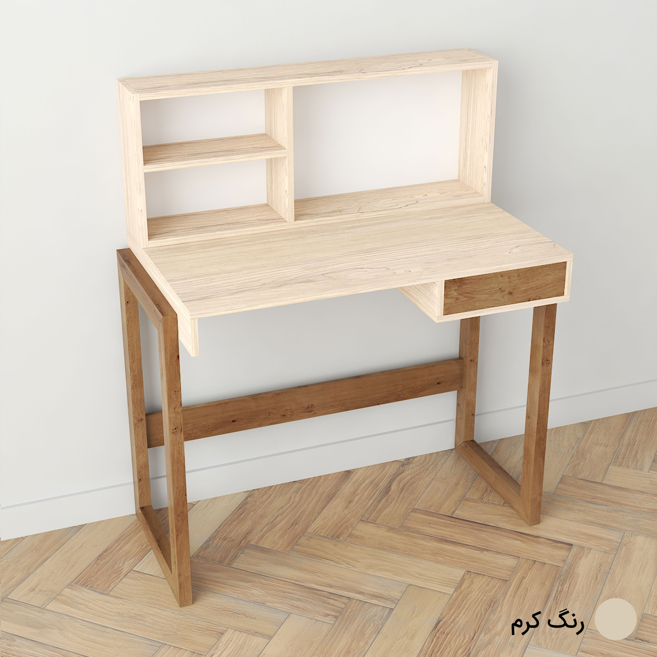 میز تحریر طرح کتابخانه دار مدل کاوه 2 کد K1 میز تحریر طرح کتابخانه دار مدل کاوه 2 کد K1