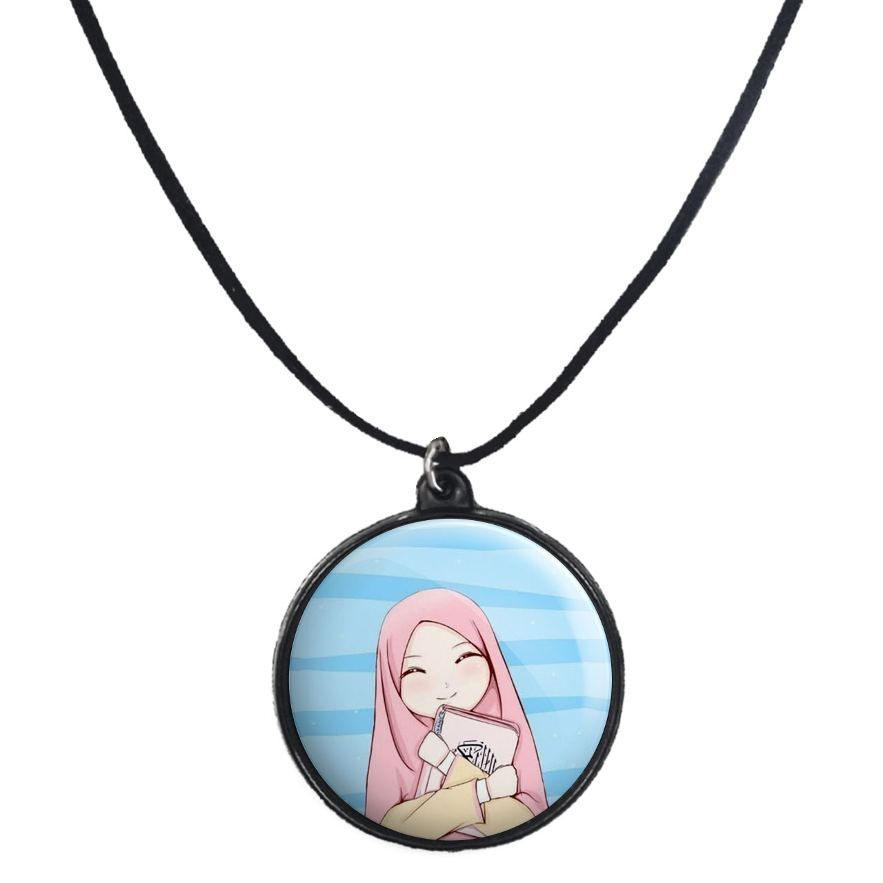 گردنبند پرمانه طرح جشن تکلیف کد pmb.25803 مدل دو طرفه