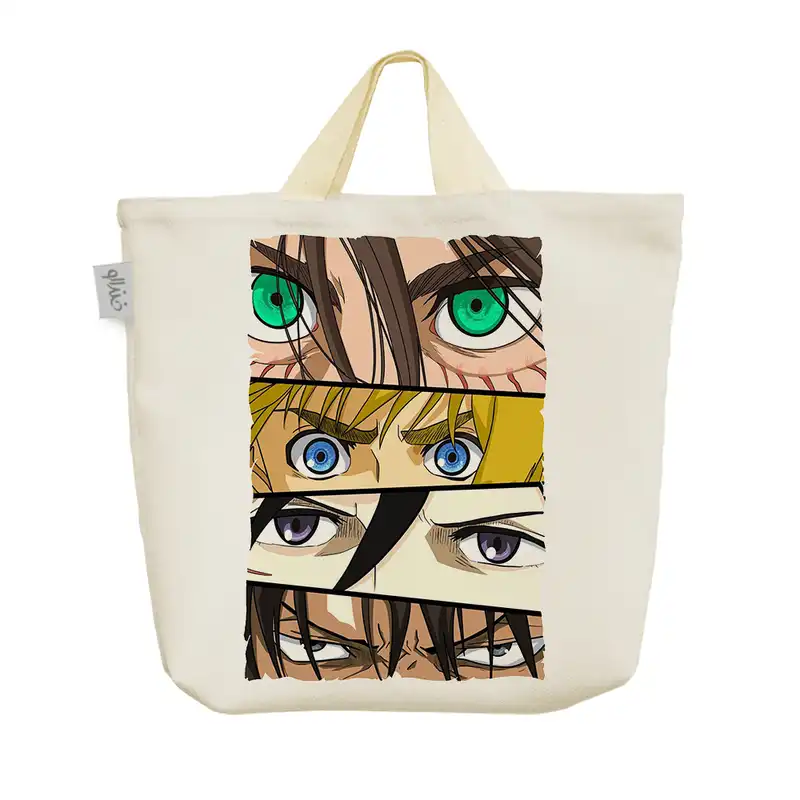 ساک خرید خندالو مدل انیمه اتک آن تایتان Attack on Titan کد 5353