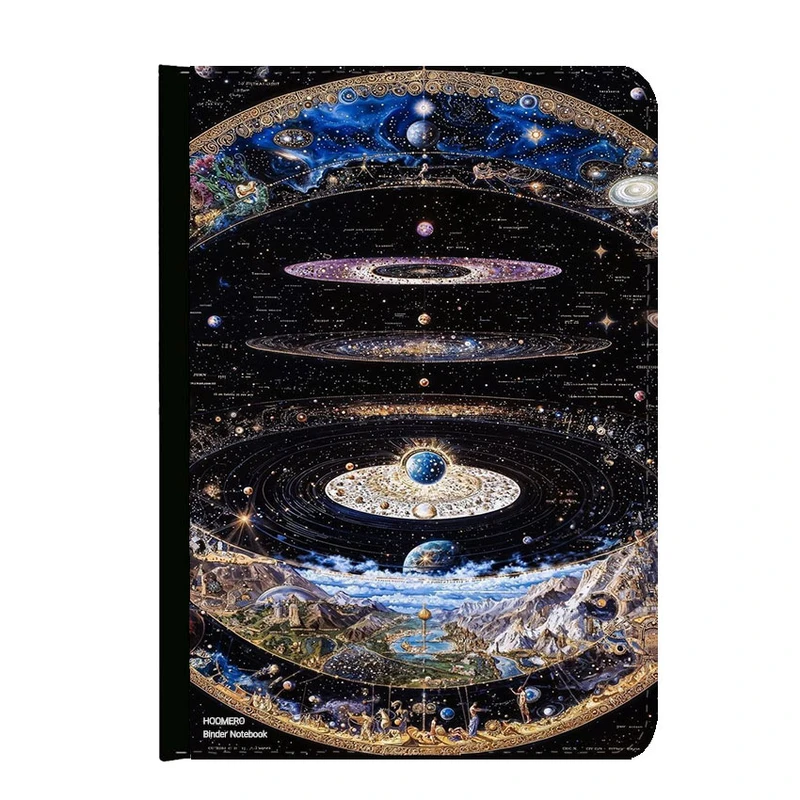 کلاسور هومرو مدل KL152 طرح فانتزی آسمان شب پر ستاره 