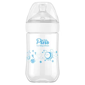 شیشه شیر پینو بیبی مدل Natural sence کد S6- 18 گنجایش 260 میلی لیتر