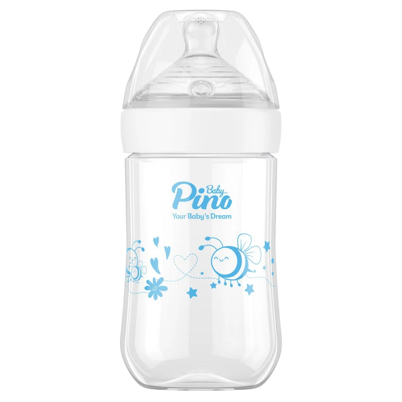 شیشه شیر پینو بیبی مدل Natural sence کد S6- 18 گنجایش 260 میلی لیتر