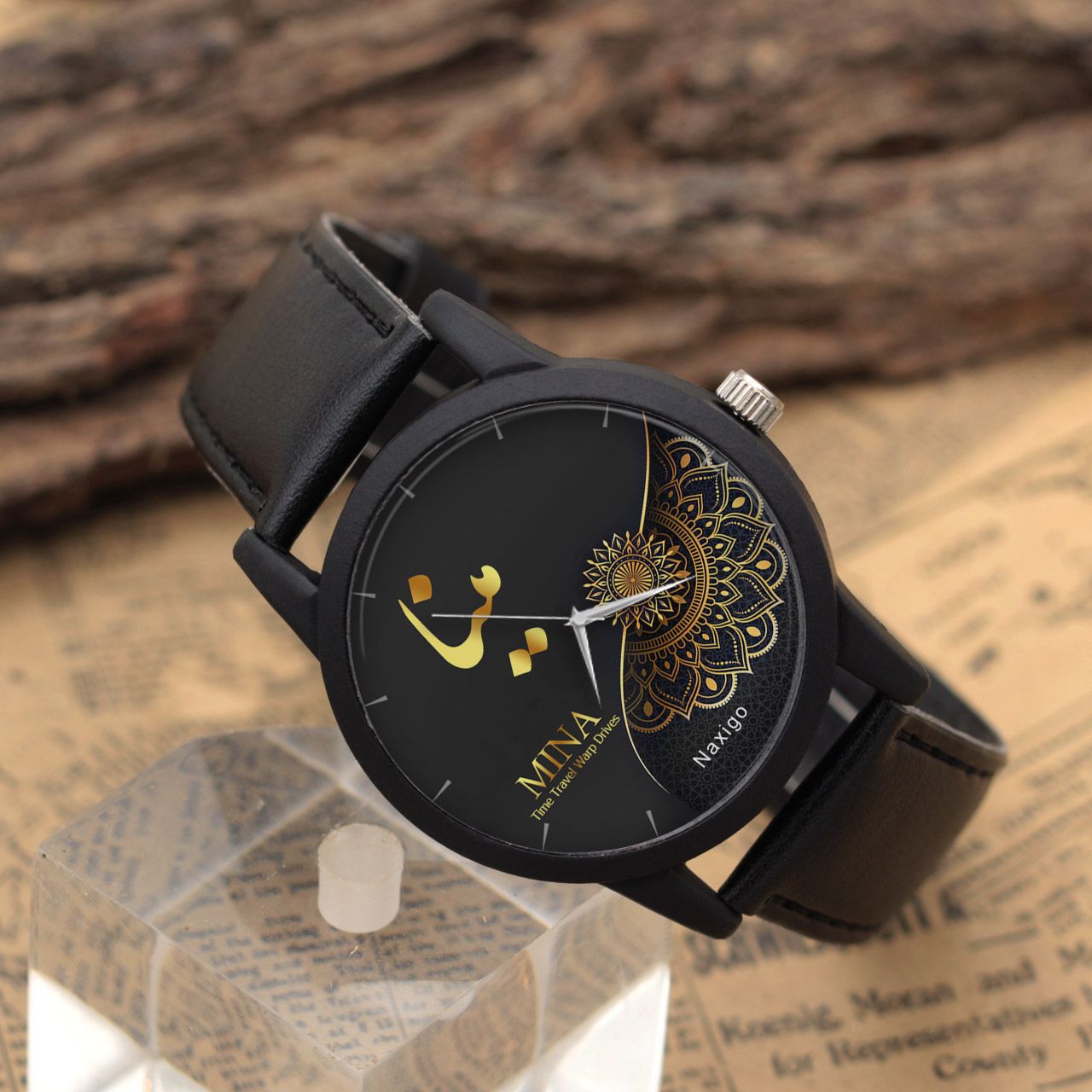 ساعت مچی عقربه ای ناکسیگو مدل مینا کد LF11612 -  - 4