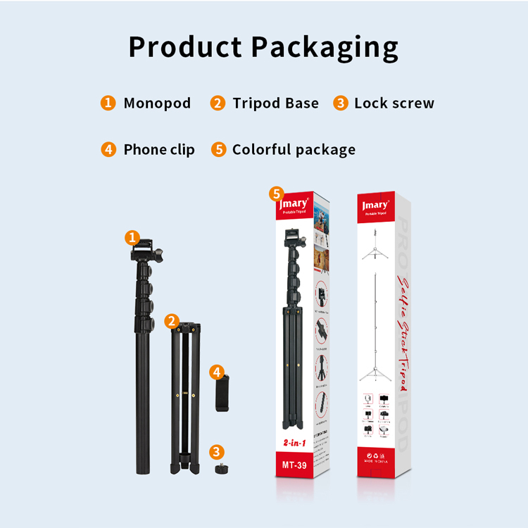 سه پایه دوربین جی ماری مدل MT39 V2