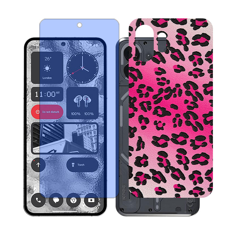 محافظ صفحه نمایش بلو کات گلس مدل Together مناسب برای گوشی موبایل ناتینگ 2 Phone به همراه برچسب پوششی پشت گوشی