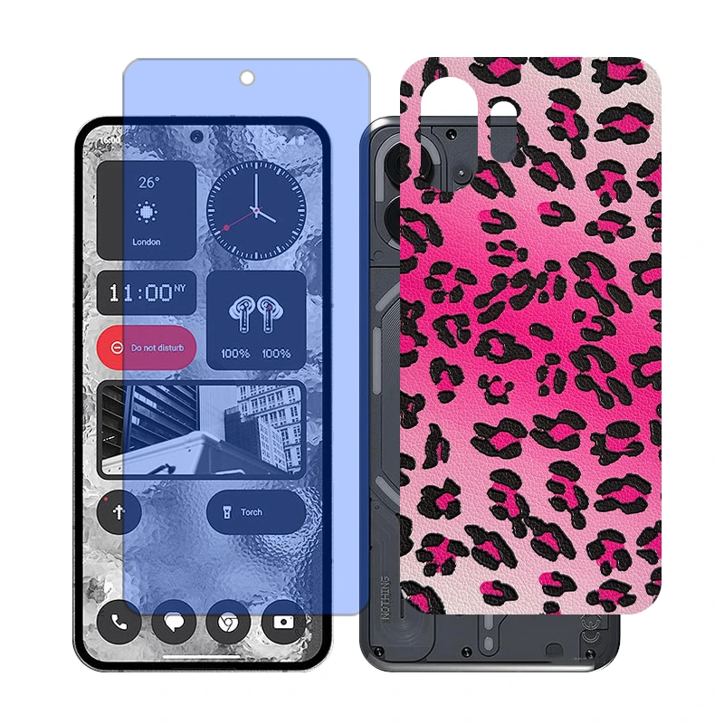 محافظ صفحه نمایش مات آنتی بلو گلس مدل Together مناسب برای گوشی موبایل ناتینگ Phone 2 به همراه برچسب پوششی پشت گوشی