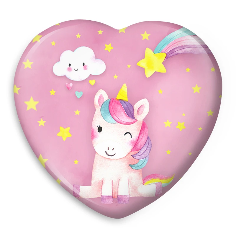 پیکسل خندالو طرح یونیکورن مدل قلبی کد 3843