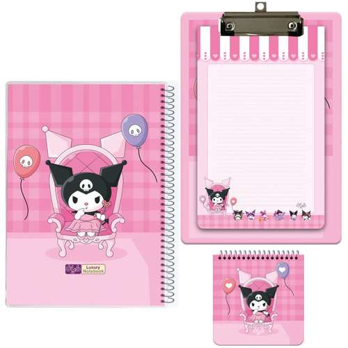 بسته لوازم تحریر دایان مدل کرومی 07 مجموعه سه عددی