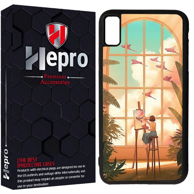 کاور هپرو طرح فانتزی مدل TPU مناسب برای گوشی موبایل اپل IPHONE X / XS