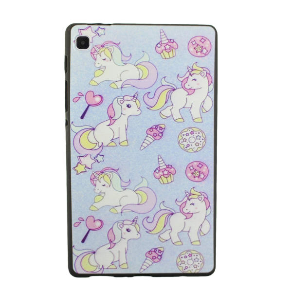 راهنمای خرید اینترنتی کاور طرح تک شاخ مدل AA20 مناسب برای تبلت سامسونگ Galaxy Tab A7 10.4 2020 T505