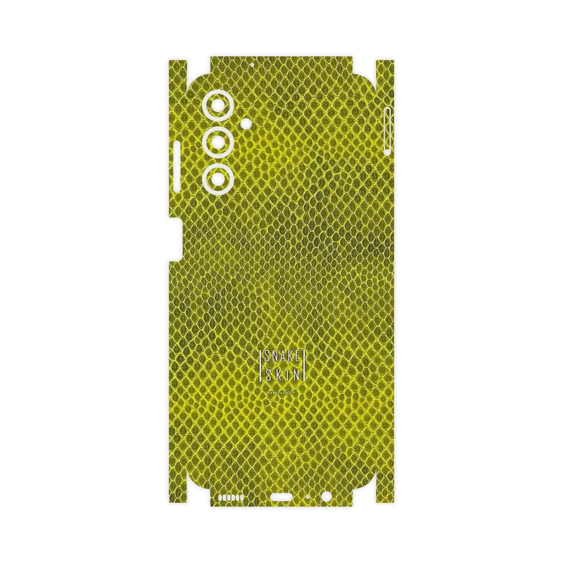 برچسب پوششی ماهوت مدل Yellow Snake Skin-FullSkin مناسب برای گوشی موبایل سامسونگ Galaxy M14