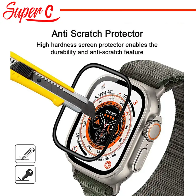 محافظ صفحه نمایش نانو سوپرسی مدل NSC مناسب برای ساعت هوشمند الترا BML Ultra Max بسته دو عددی