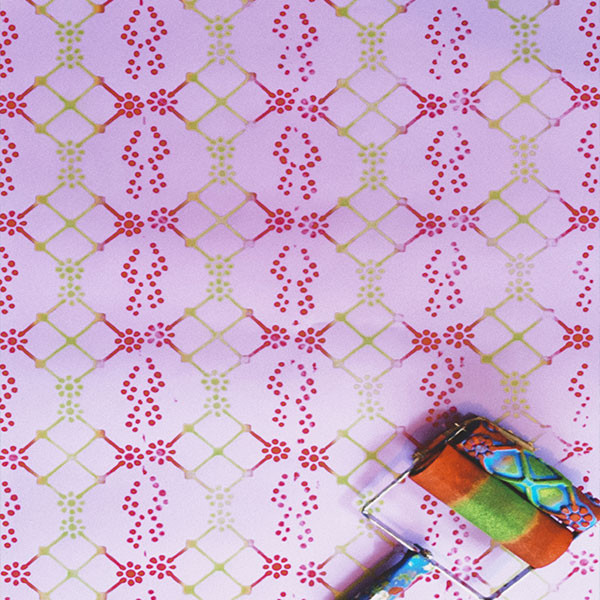 غلتک طرح دار نقاشی مدل EG202C سایز 7 اینچ