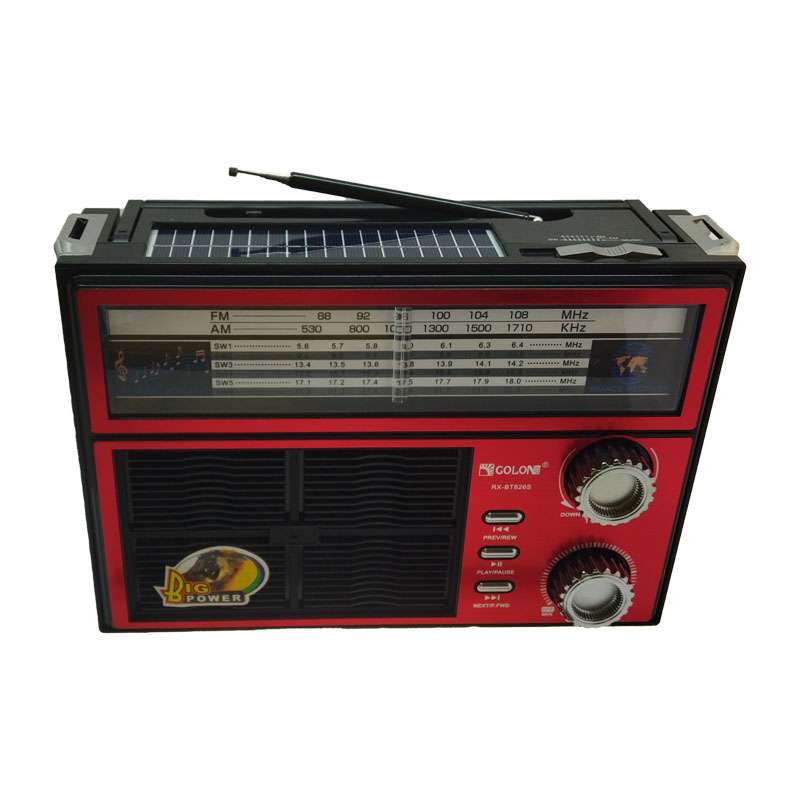 رادیو اسپیکر FM، AM، SW گولون مدل RX-BT-626S  دارای Bluetooth