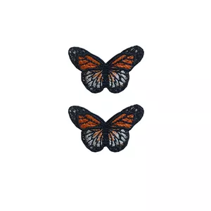 استیکر پارچه و لباس مدل پروانه بسته دو عددی