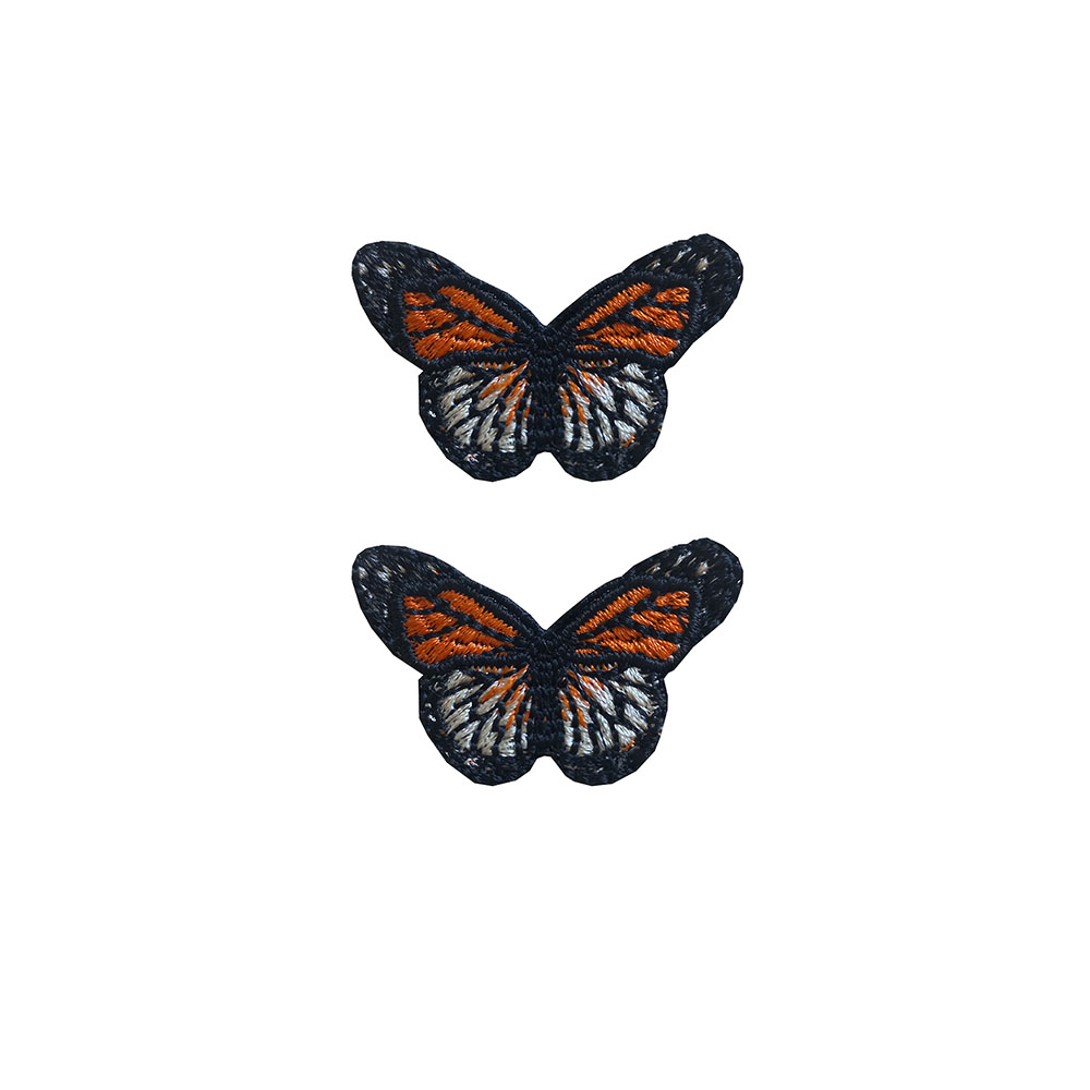 استیکر پارچه و لباس مدل پروانه بسته دو عددی