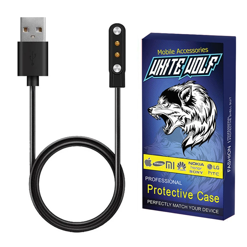 کابل شارژ وایت ولف مدل WF-Cable مناسب برای ساعت هوشمند هایلو Solar LS05 / RT LS05S