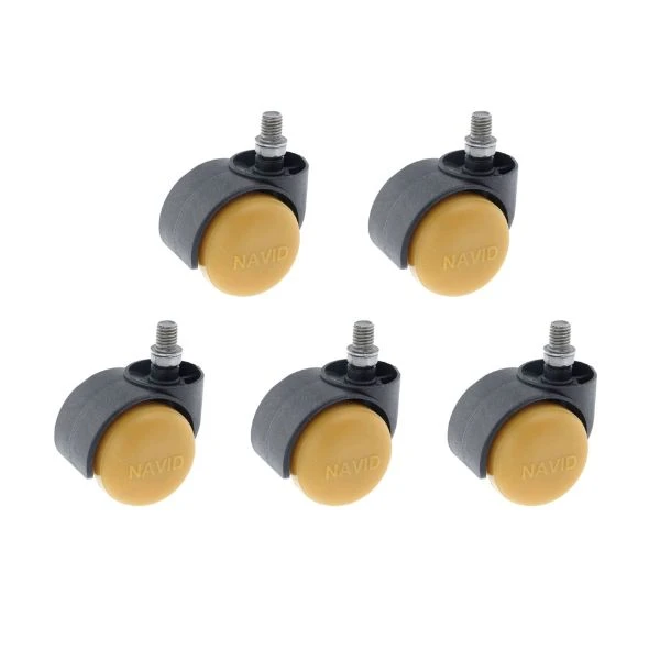 چرخ صندلی اداری نوید مدل پیچی بسته 5 عددی