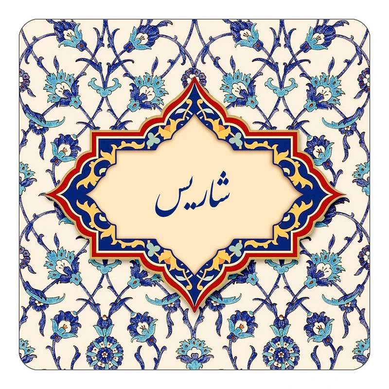 مگنت کاکتی طرح اسم شاریس مدل اسلیمی کد mn85623