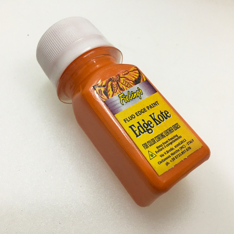 رنگ نارنجی لبه چرم ادج کوت مدل EK-Orange-20 حجم 30 میلی لیتر