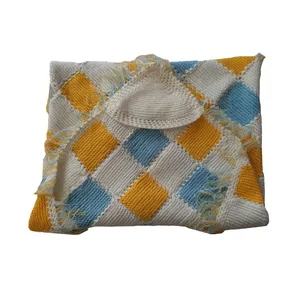 پتو نوزاد بافتنی مدل دستبافت