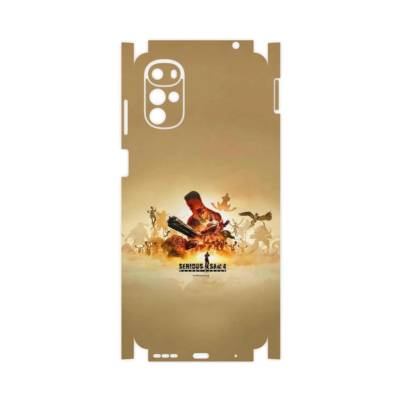 برچسب پوششی ماهوت مدل Serious Sam Game Series-FullSkin مناسب برای گوشی موبایل موتورولا Moto G22