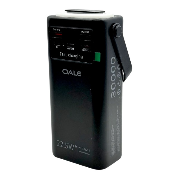 پاوربانک اوالی  مدل T30000 ظرفیت 30000 میلی آمپر ساعت