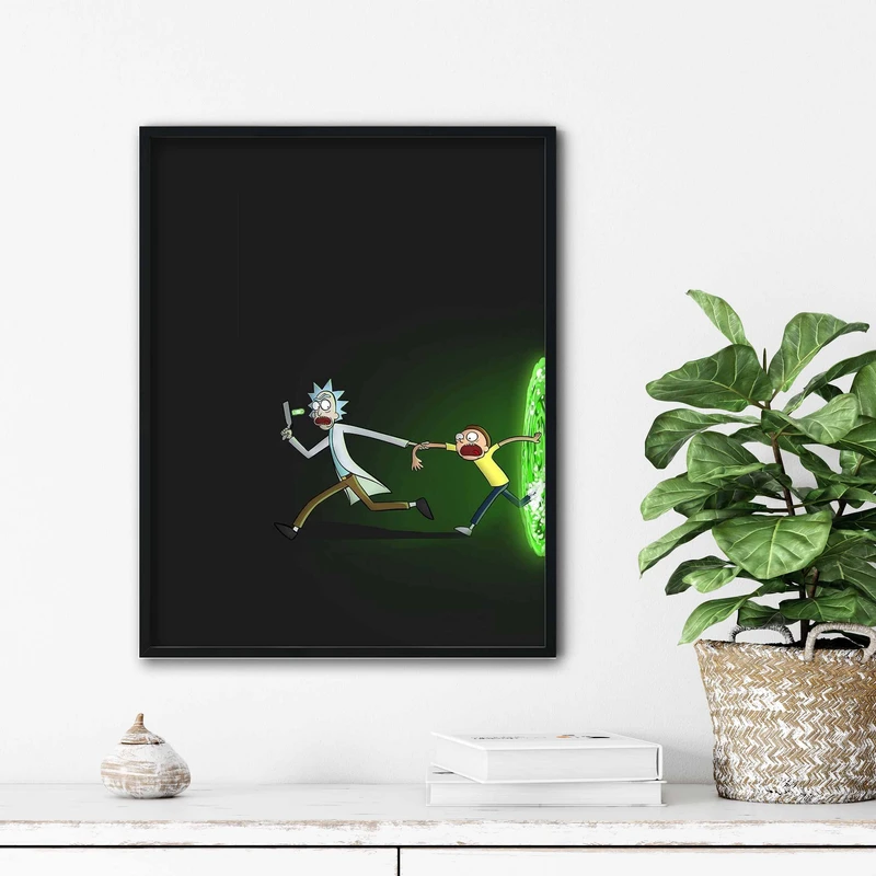 تابلو آتریسا طرح ریک اند مورتی مدل ATr0117