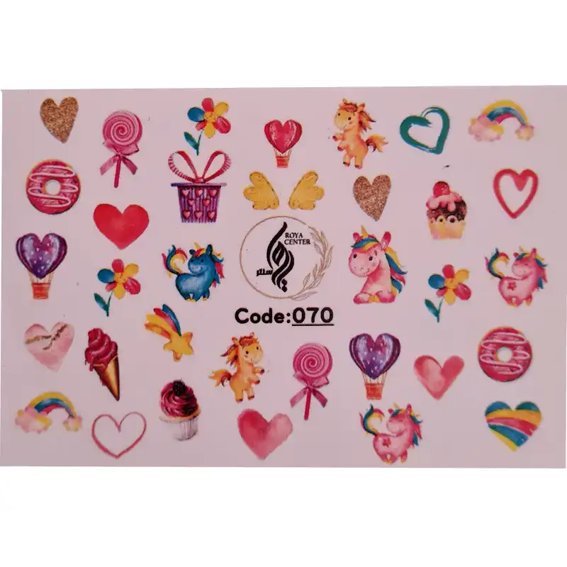 برچسب لنز ناخن 
رویاسنتر مدل 070